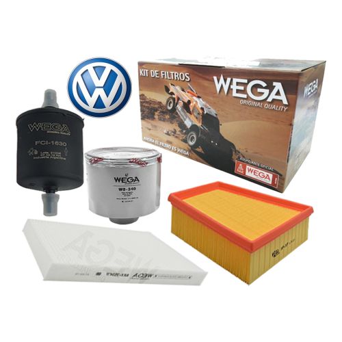 Kit Filtros Wega Volkswagen Crossfox 1.6 101cv 2008/09