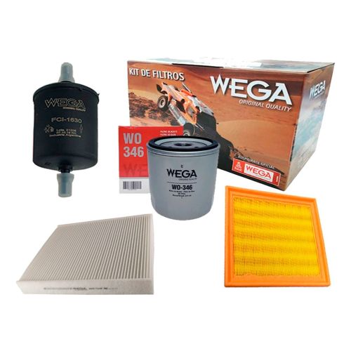 Kit Filtros Wega Volkswagen Polo 1.6 16v MSI 110cv 2017 -->