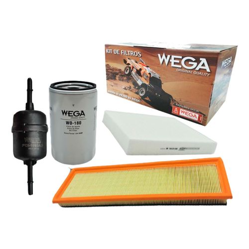 Kit Filtros Wega Ford Fiesta V - Max / One - 1.6 8V Zetec 2002/09
