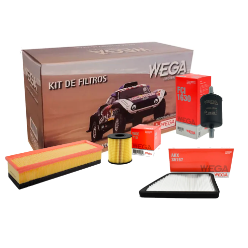 Kit Filtros Wega Peugeot 207 Compact 1.4 8v 75cv (TU3JP) 2008 -->