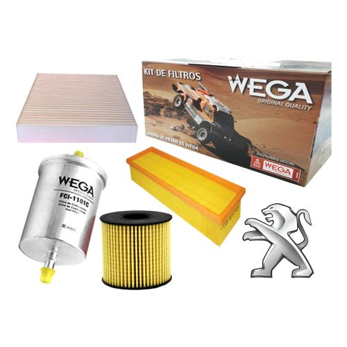 Kit Filtros Wega Peugeot 2008 1.6 16v 2013/15