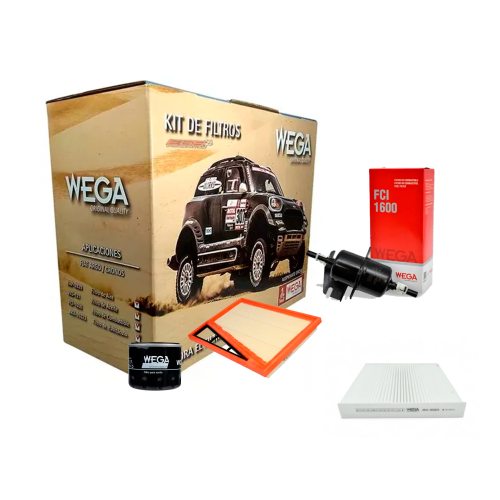 Kit Filtros Wega Fiat Uno Nuevo - Sporting / Way - 1.3 Flex 8v Dualogic 2017 -->