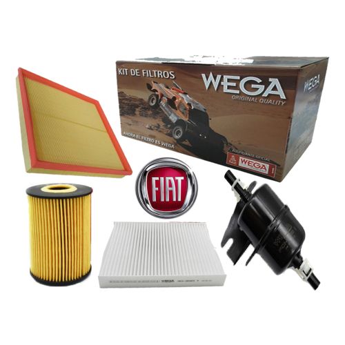 Kit Filtros Wega Fiat Argo 1.8 Etorq 16v 135cv 2017 -->