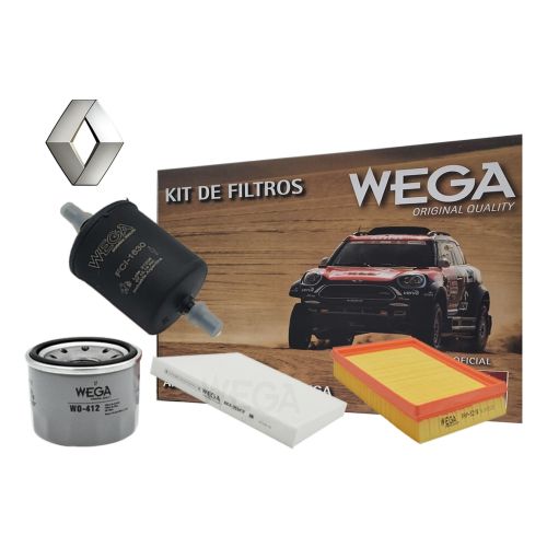 Kit Filtros Wega Renault Kwid 1.0 3cil 66cv 2017 -->