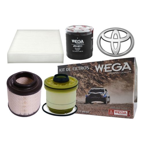 Kit Filtros Wega Toyota Hilux 2500 TD 16v 102cv 2005/11
