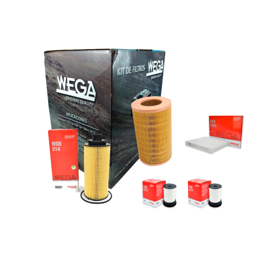 Kit Filtros Wega Chevrolet TrailBlazer 2.8 Turbodiesel 2013 -->