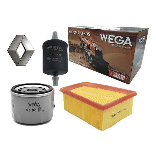 Kit Filtros Wega Renault Clio II - RN / RT / Sport - 1.6 16v 100cv 2000 -->